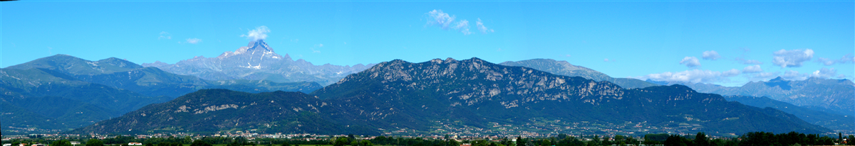 Vista con Monviso